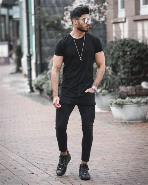 All black: como usar look todo preto na moda masculina .